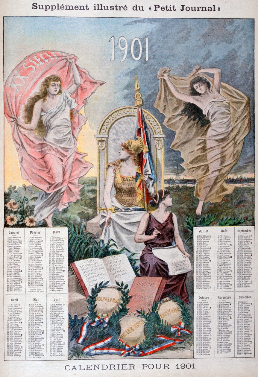 Kalendarz na rok 1901 autorstwa Unbekannt