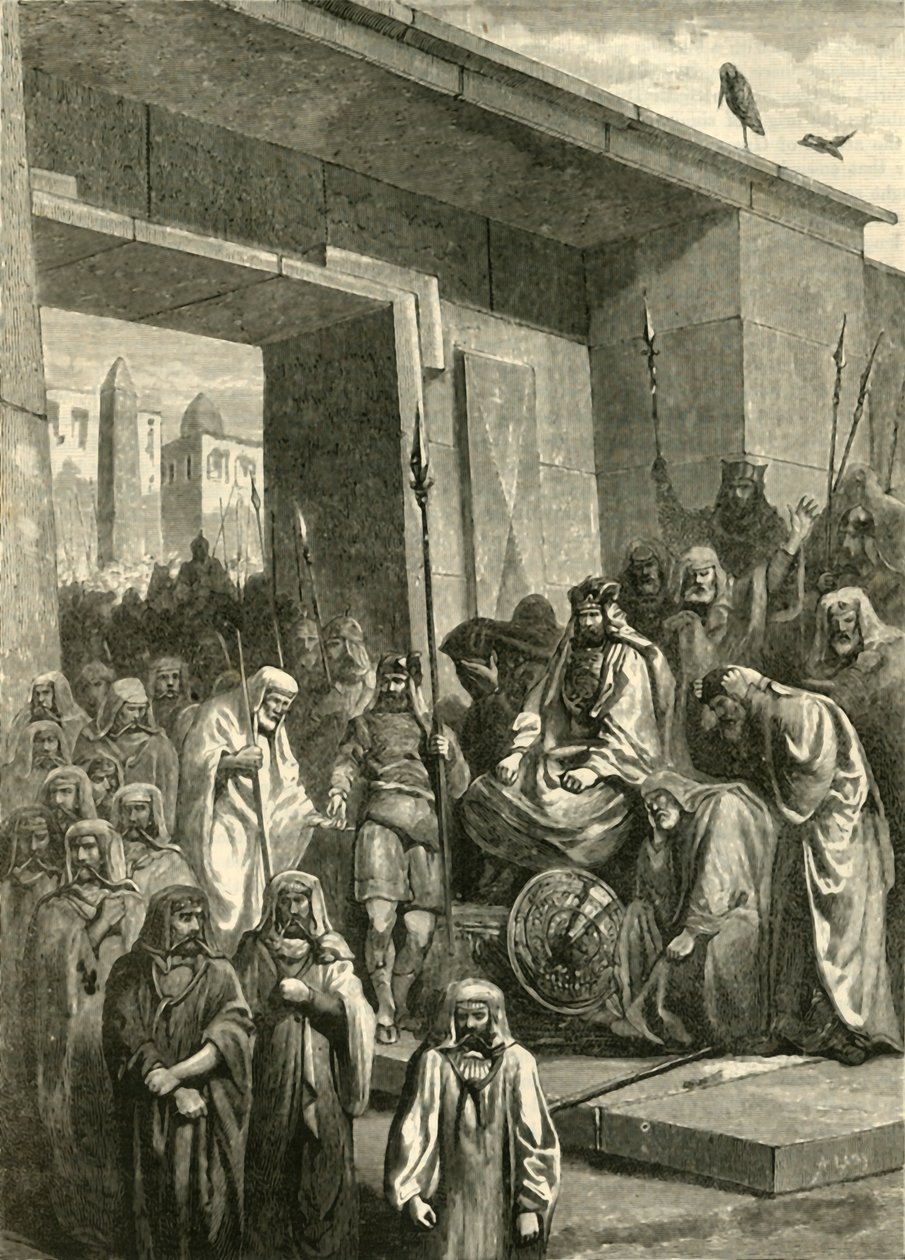 Kambyzes i Psammetichus, 1890. autorstwa Unbekannt