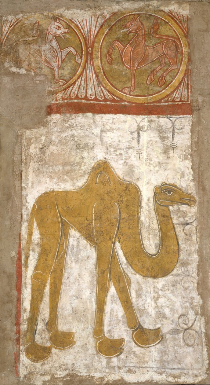 Wielbłąd, pierwsza połowa XII wieku prawdopodobnie 1129-34. autorstwa Unbekannt