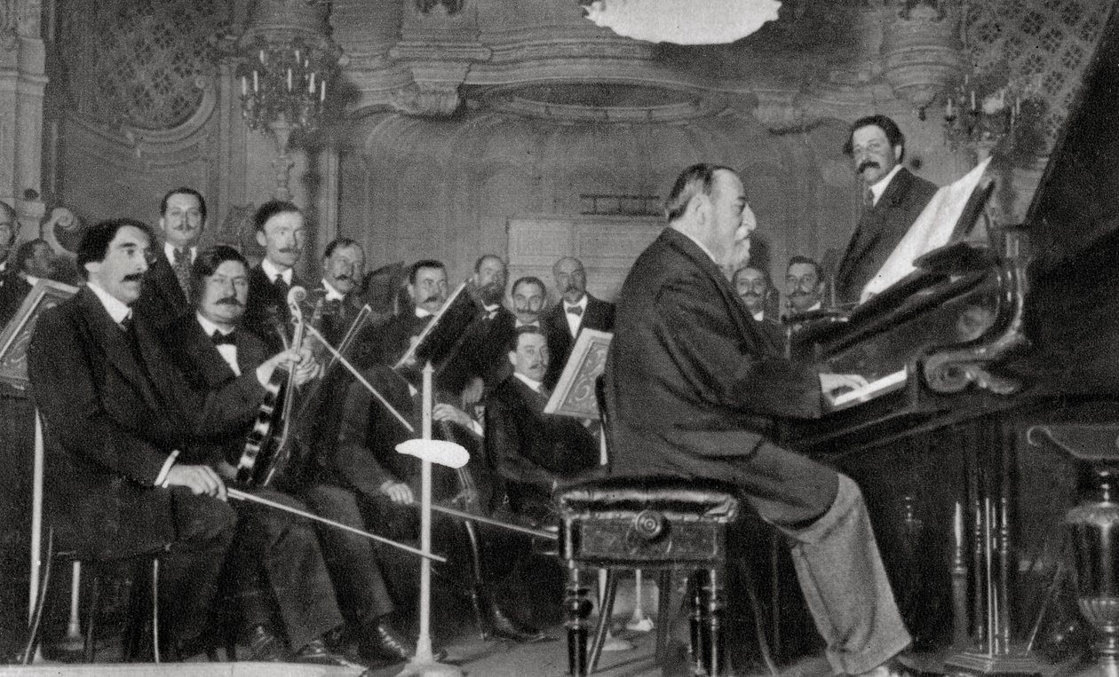 Camille Saint-Saens, francuski kompozytor, muzyk i dyrygent, 1910 autorstwa Unbekannt