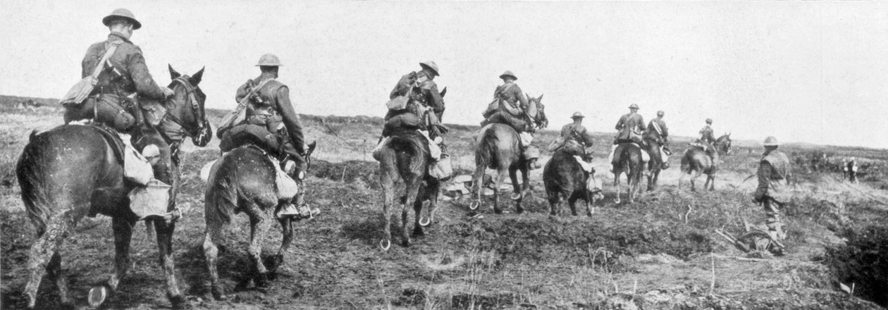 Kawaleria kanadyjska, Vimy, Francja, I wojna światowa, kwiecień 1917 autorstwa Unbekannt