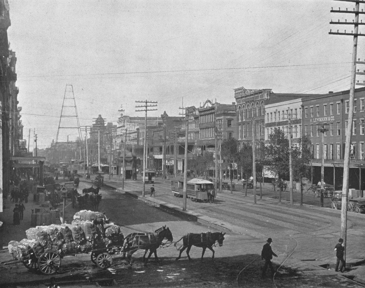 Canal Street, Nowy Orlean, Luizjana, USA, ok. 1900. autorstwa Unbekannt