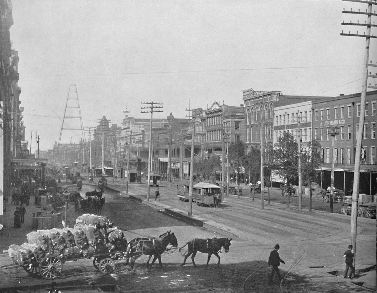 Canal Street, Nowy Orlean, Luizjana, ok. 1897. autorstwa Unbekannt
