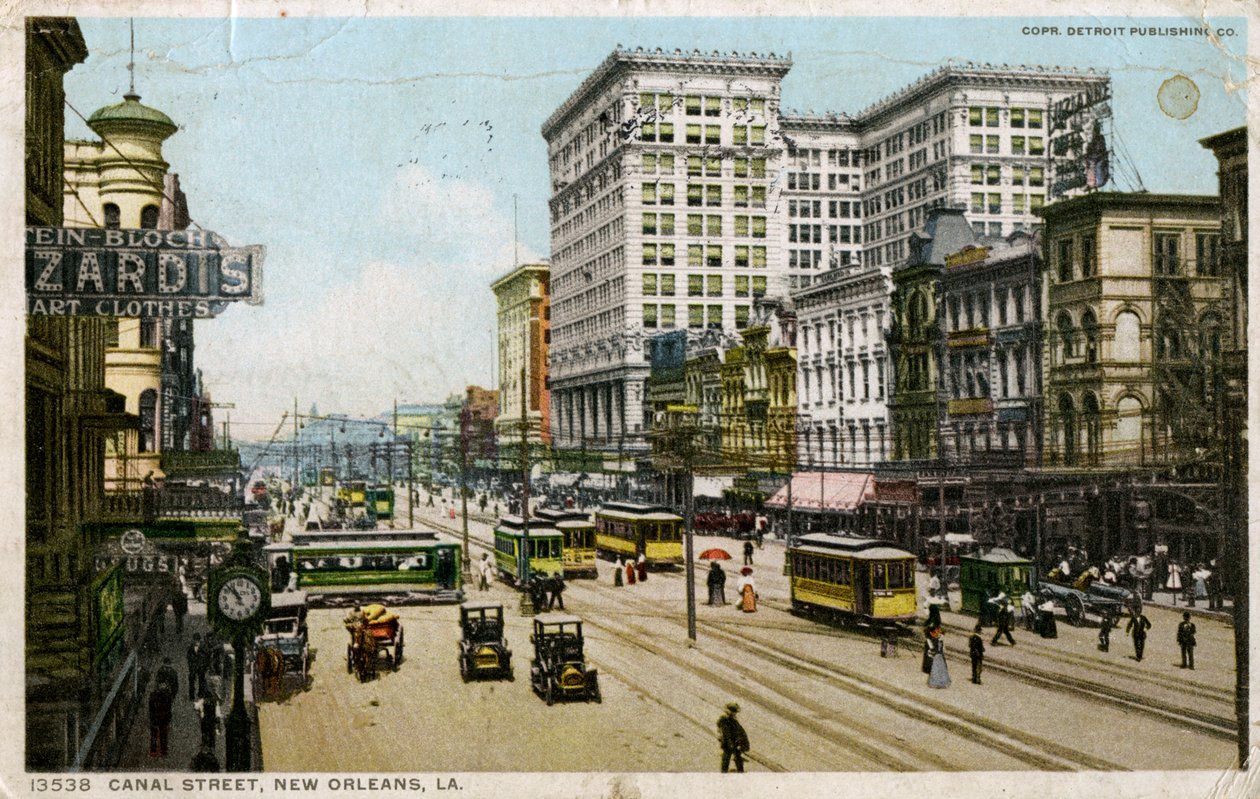 Canal Street, Nowy Orlean, USA, c1912 autorstwa Unbekannt