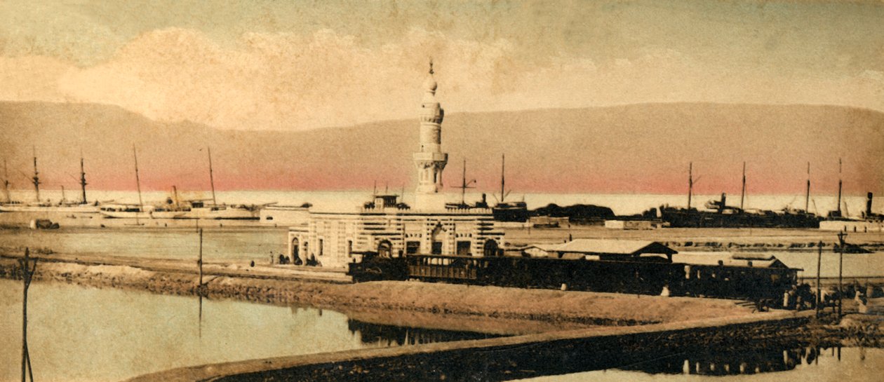 Kanał Sueski - Stacja Terreplain, c1918-c1939. autorstwa Unbekannt