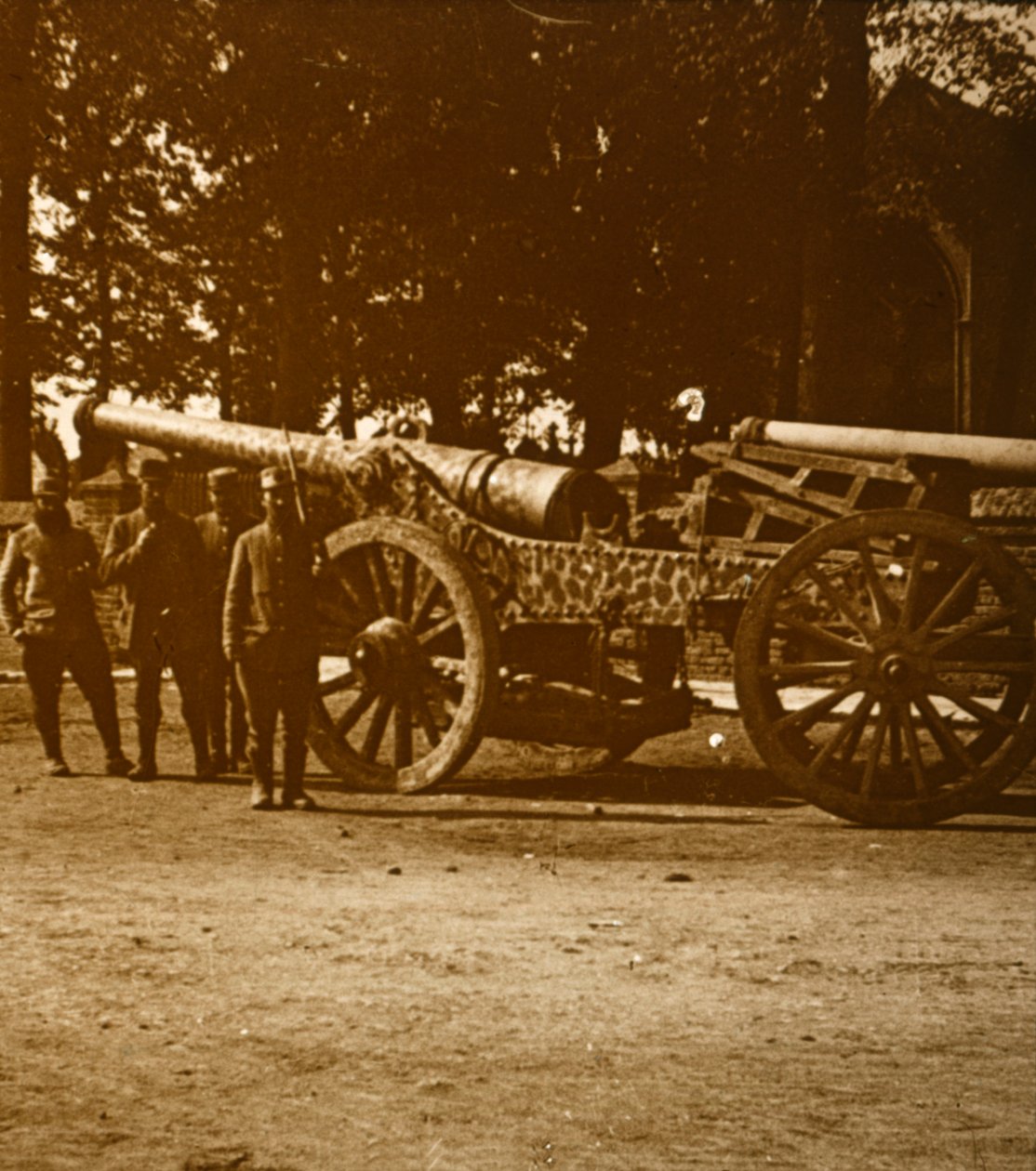 Działo, c1914-c1918 autorstwa Unbekannt