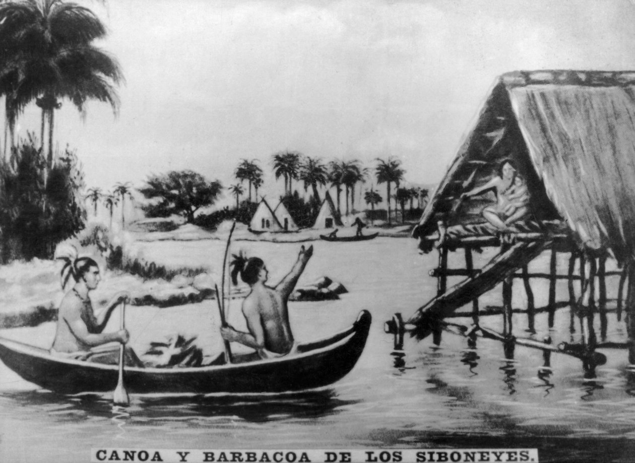 Canoa i Barbacoa, lata 20. autorstwa Unbekannt