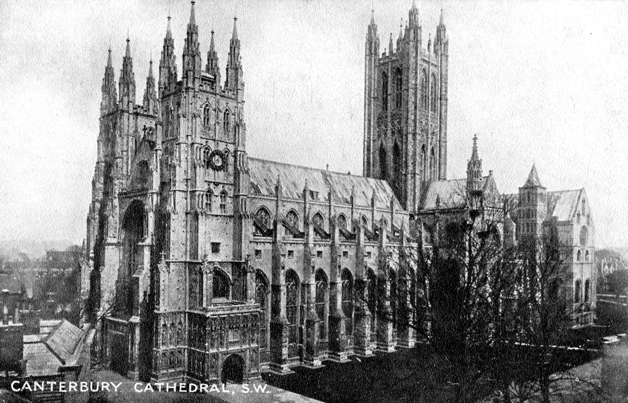 Katedra w Canterbury, Canterbury, Kent, początek XX wieku autorstwa Unbekannt