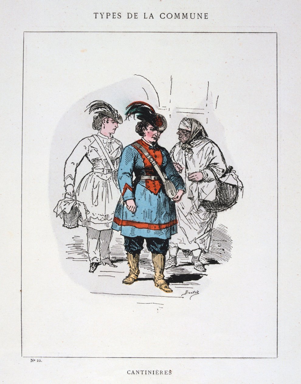 Cantinieres, Komuna Paryska, 1871. autorstwa Unbekannt
