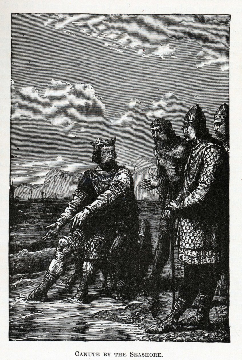 Kanut nad brzegiem morza, 1882 autorstwa Unbekannt