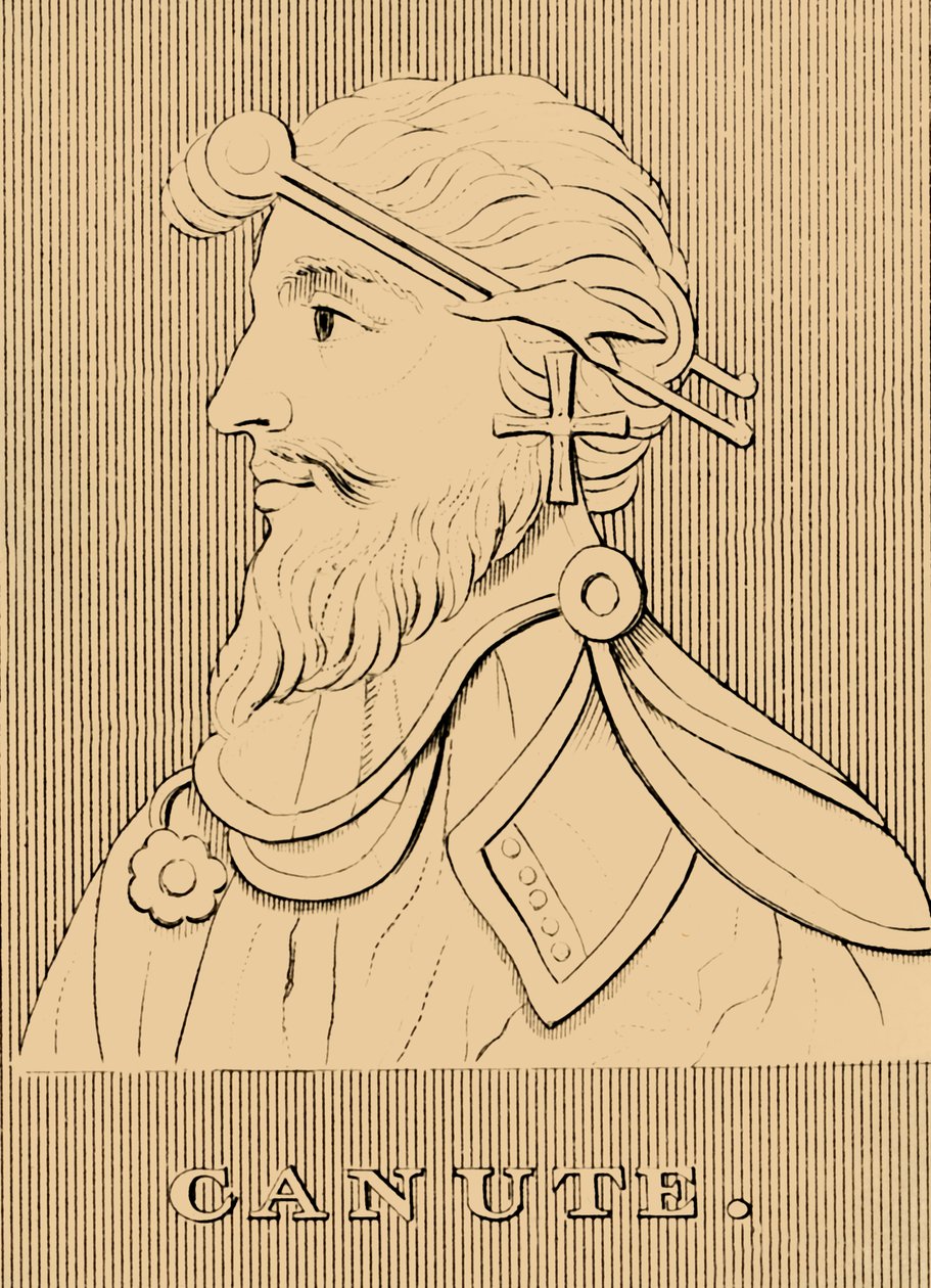 Kanut, c995-1035, 1830. autorstwa Unbekannt