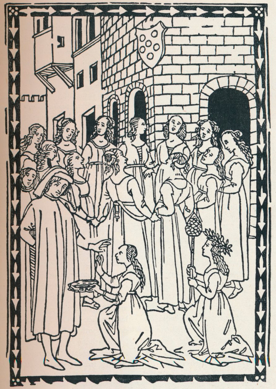 Pieśń A Ballo, 1568, 1917 autorstwa Unbekannt