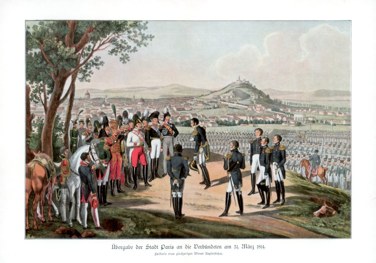 Kapitulacja Paryża, 31 marca 1814 1900 autorstwa Unbekannt