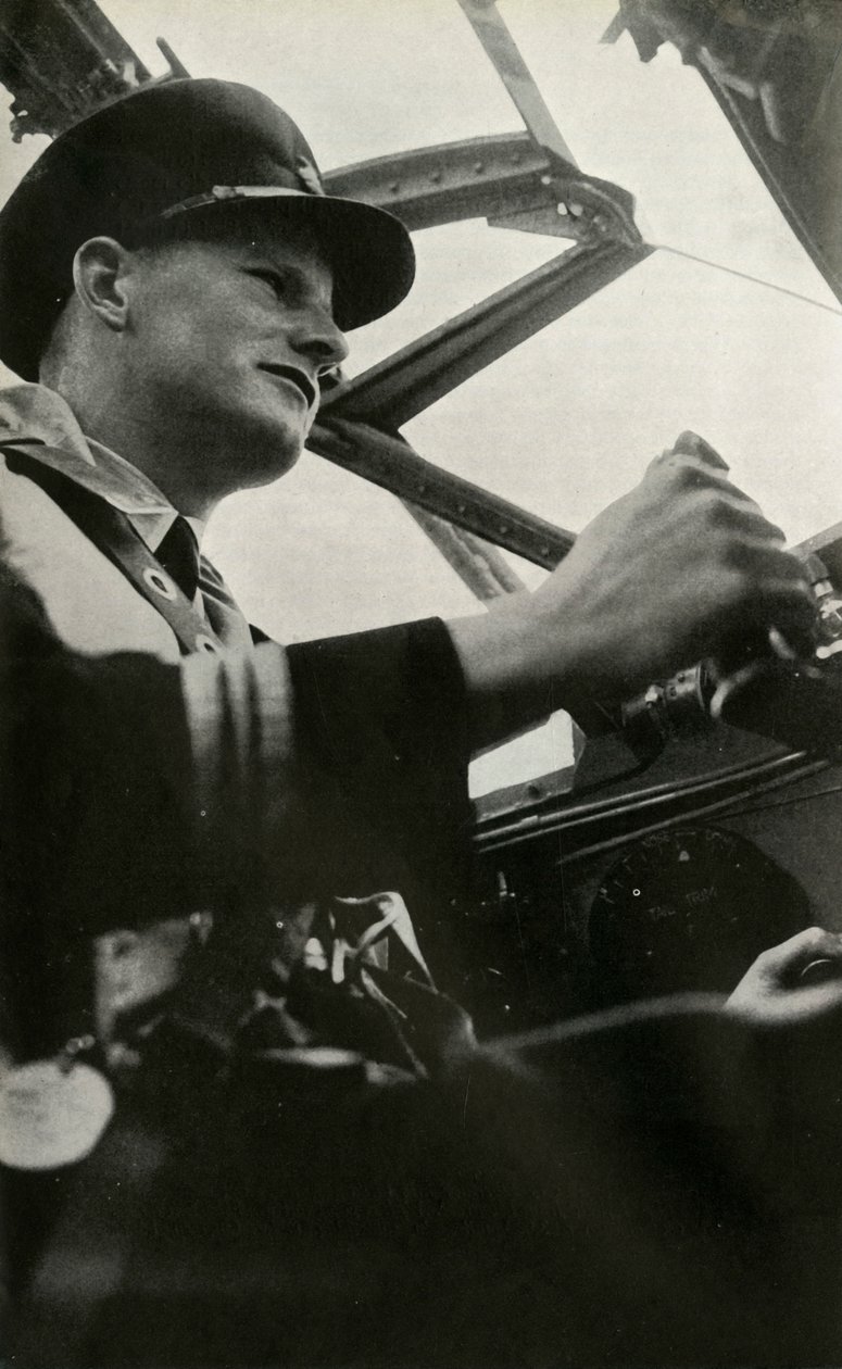 Kapitan Gilbert Rae, pilot BOAC Mosquito, II wojna światowa. c1939-c1944 1946. autorstwa Unbekannt
