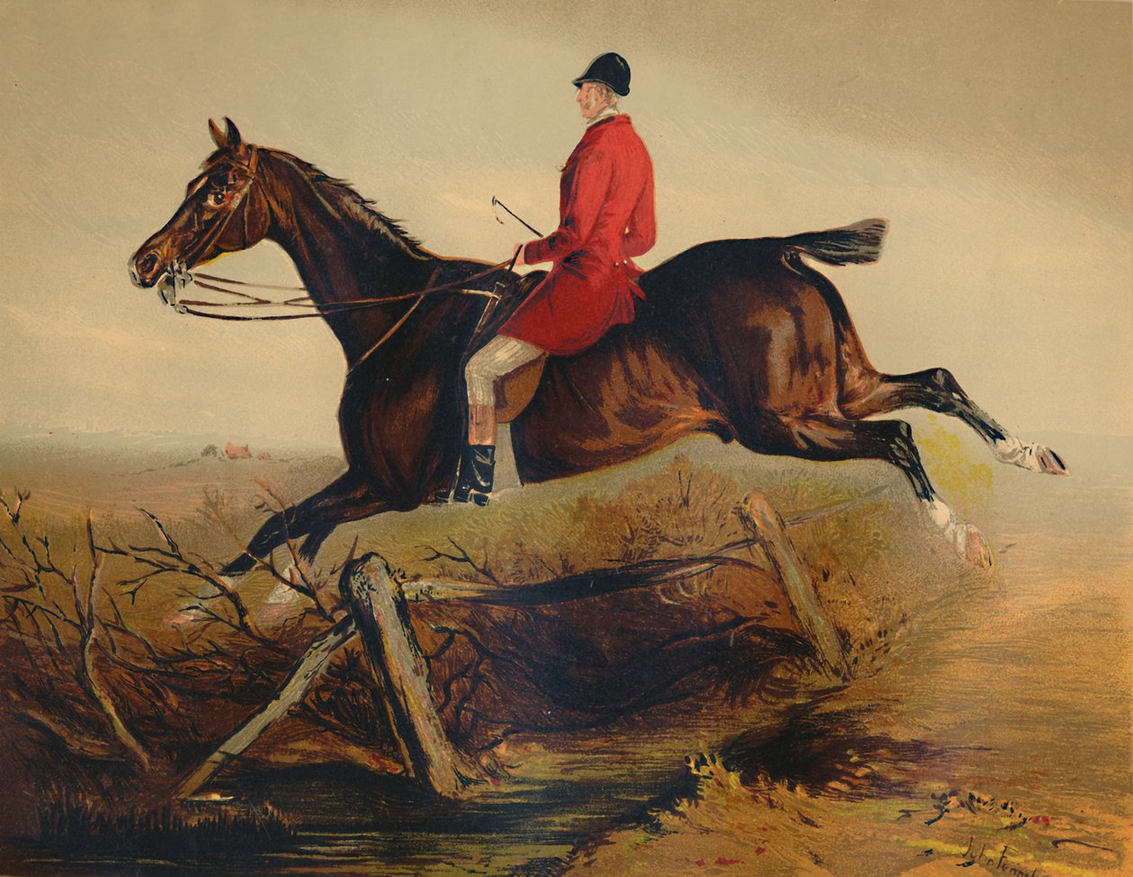 Kapitan Percy Williams o ulubionym irlandzkim myśliwym, c1879. autorstwa Unbekannt