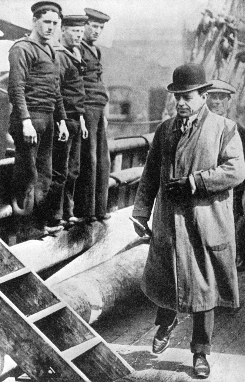 Kapitan Scott, brytyjski polarnik, na Terra Nova, c1900s-c1910s 1936 autorstwa Unbekannt
