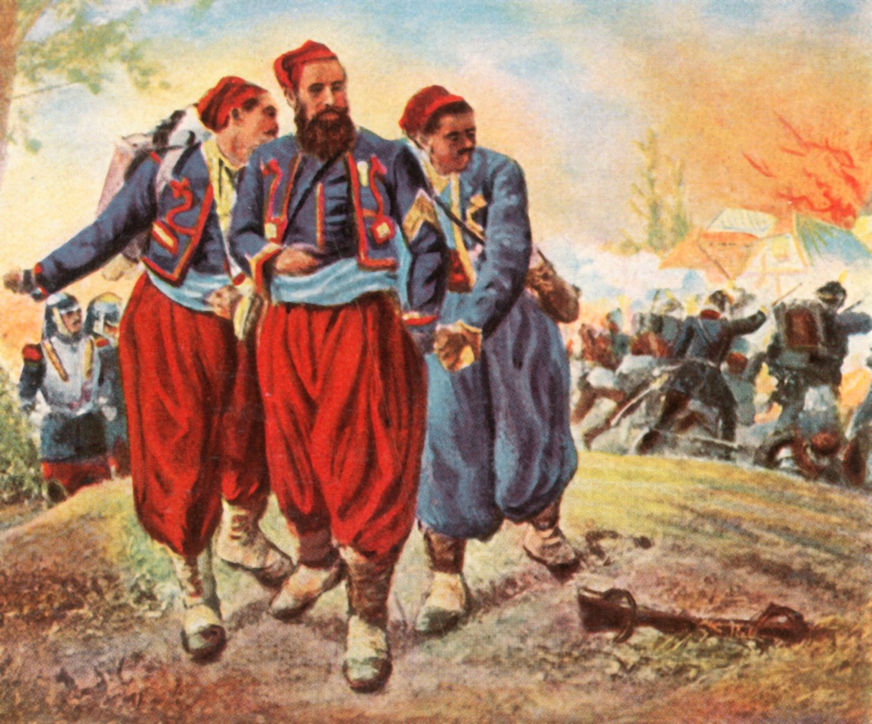 Turcy jeńcy w Wörth, 6 sierpnia 1870, 1936. autorstwa Unbekannt