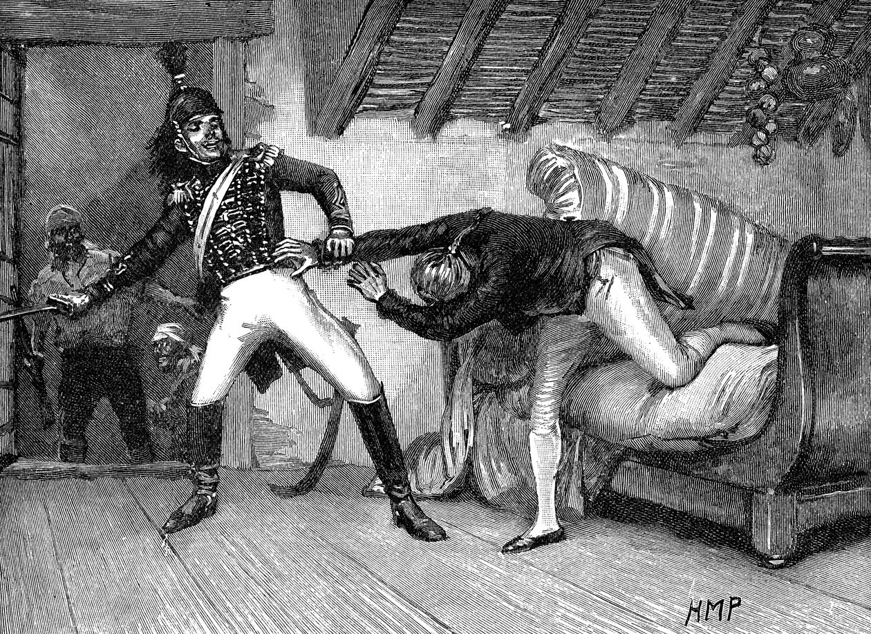 Schwytanie Manuela de Godoy, księcia Alcudii, hiszpańskiego męża stanu, 1808 autorstwa Unbekannt