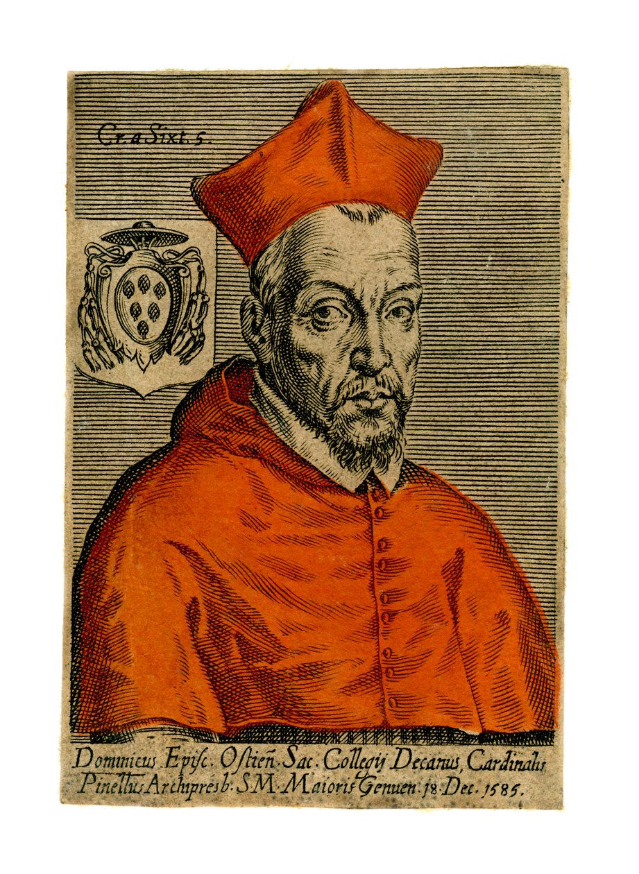 Kardynał Pinette, 1585 autorstwa Unbekannt