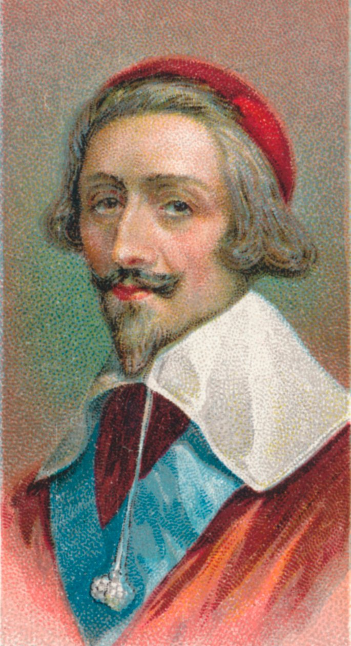 Kardynał Richelieu 1585-1642, francuski prałat i mąż stanu, 1924 autorstwa Unbekannt