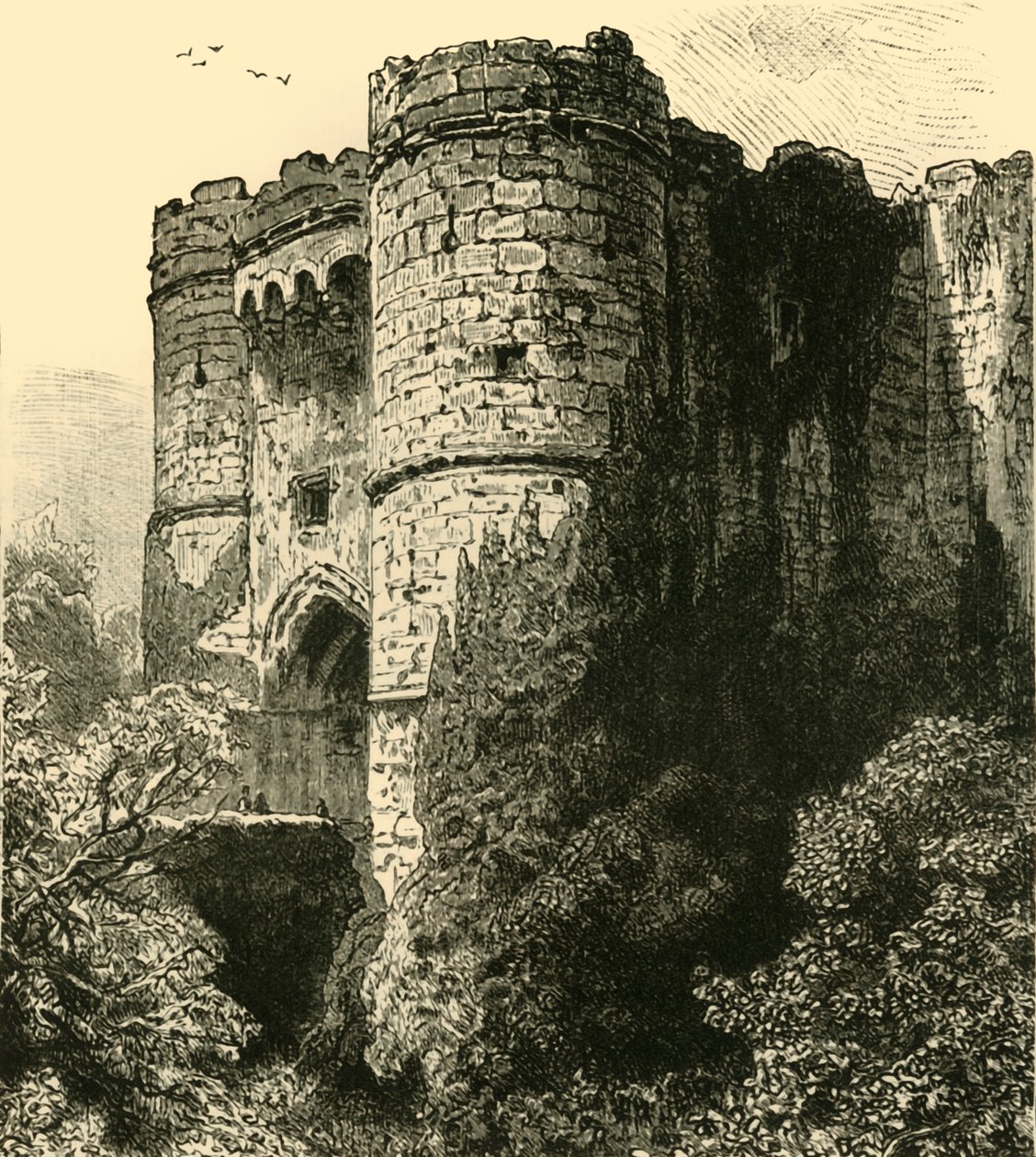 Zamek Carisbrooke, 1898. autorstwa Unbekannt