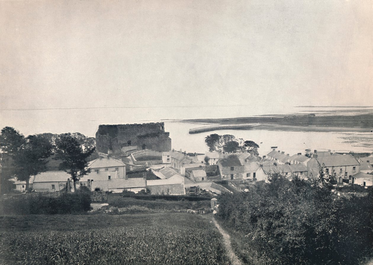 Carlingford - Pokazuje ruiny zamku Carlingford, 1895 autorstwa Unbekannt