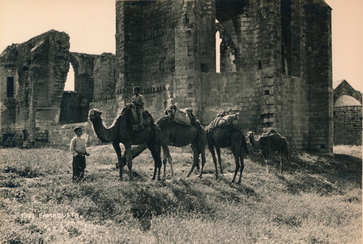 Kościoły karmelitańskie i ormiańskie w Bastionie Martinengo, Famagusta, Cypr Północny, 1936 autorstwa Unbekannt