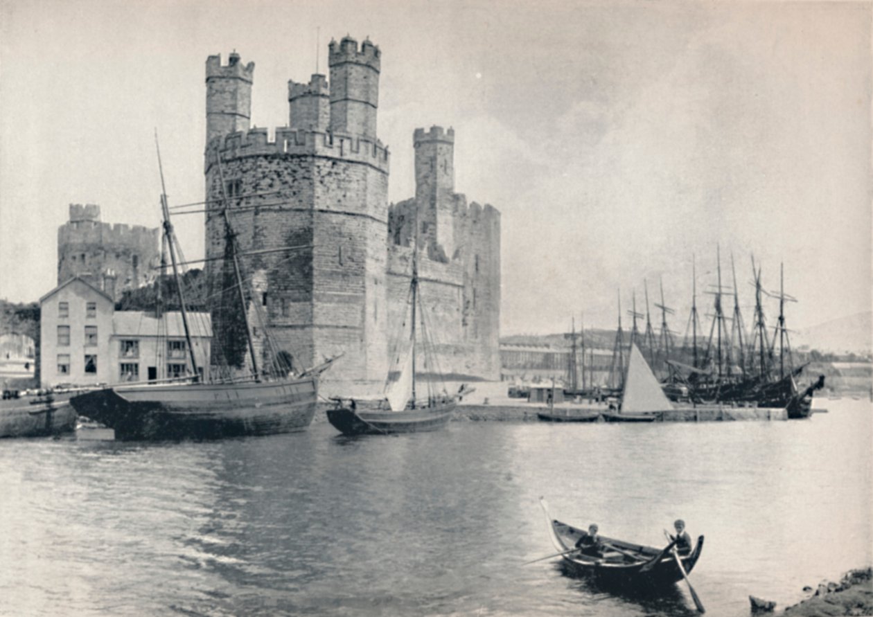 Carnarvon - Zamek, 1895 autorstwa Unbekannt