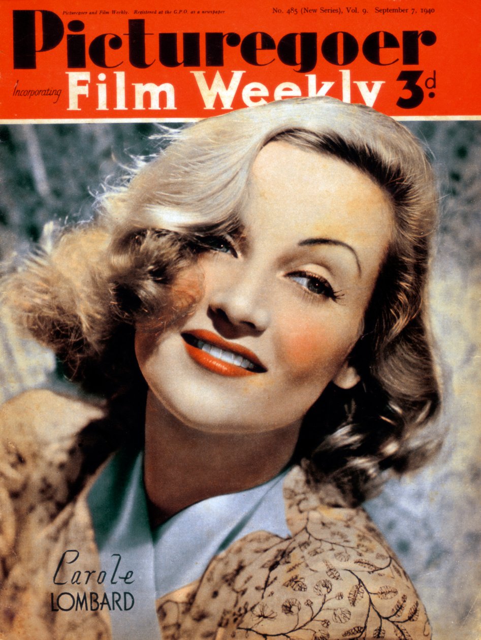 Carole Lombard 1908-1942, amerykańska aktorka, 1940 autorstwa Unbekannt