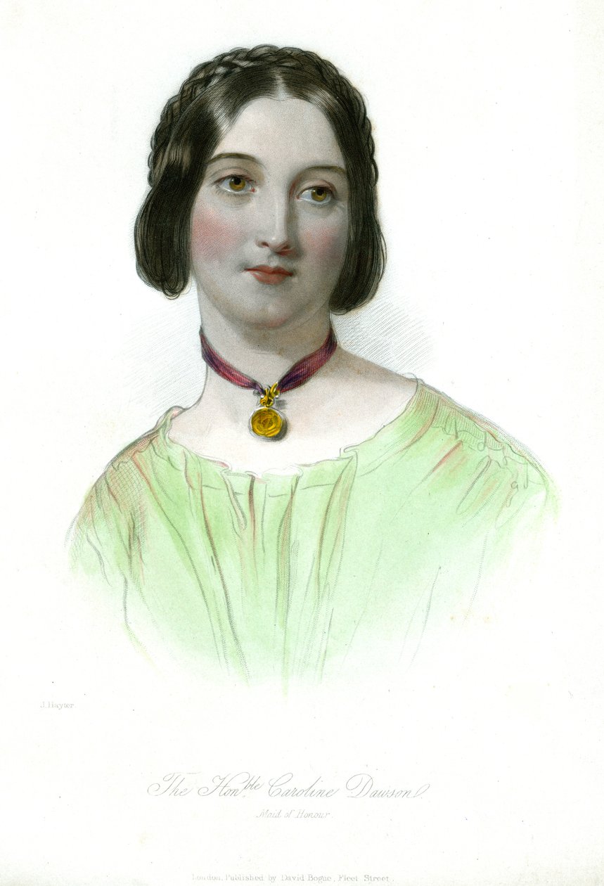 Caroline Dawson, ok. 1750-1850 autorstwa Unbekannt