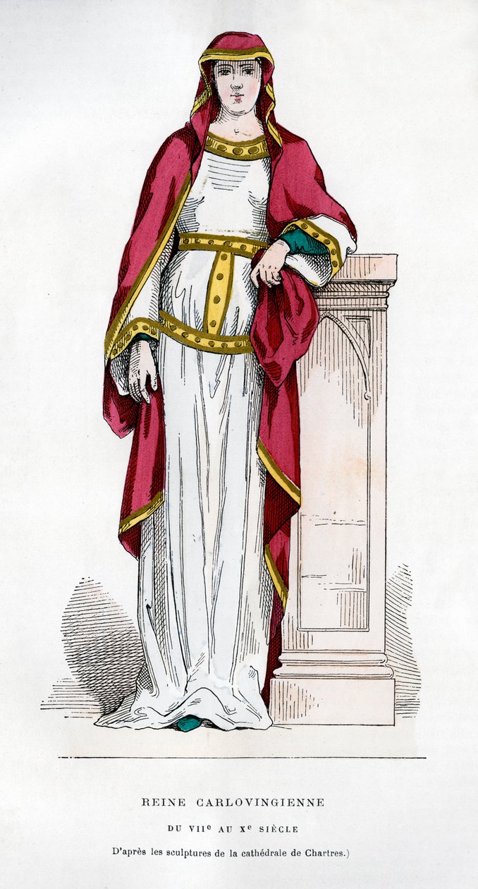 Królowa Karolingów, VII-X w. 1882-1884 autorstwa Unbekannt