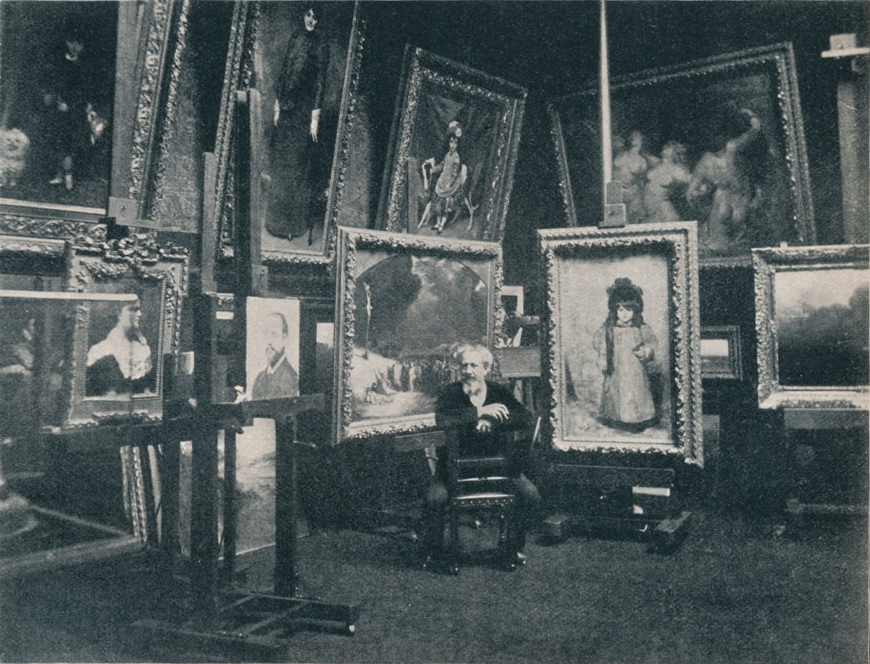 Carolus Duran w swojej pracowni, ok. 1897 autorstwa Unbekannt
