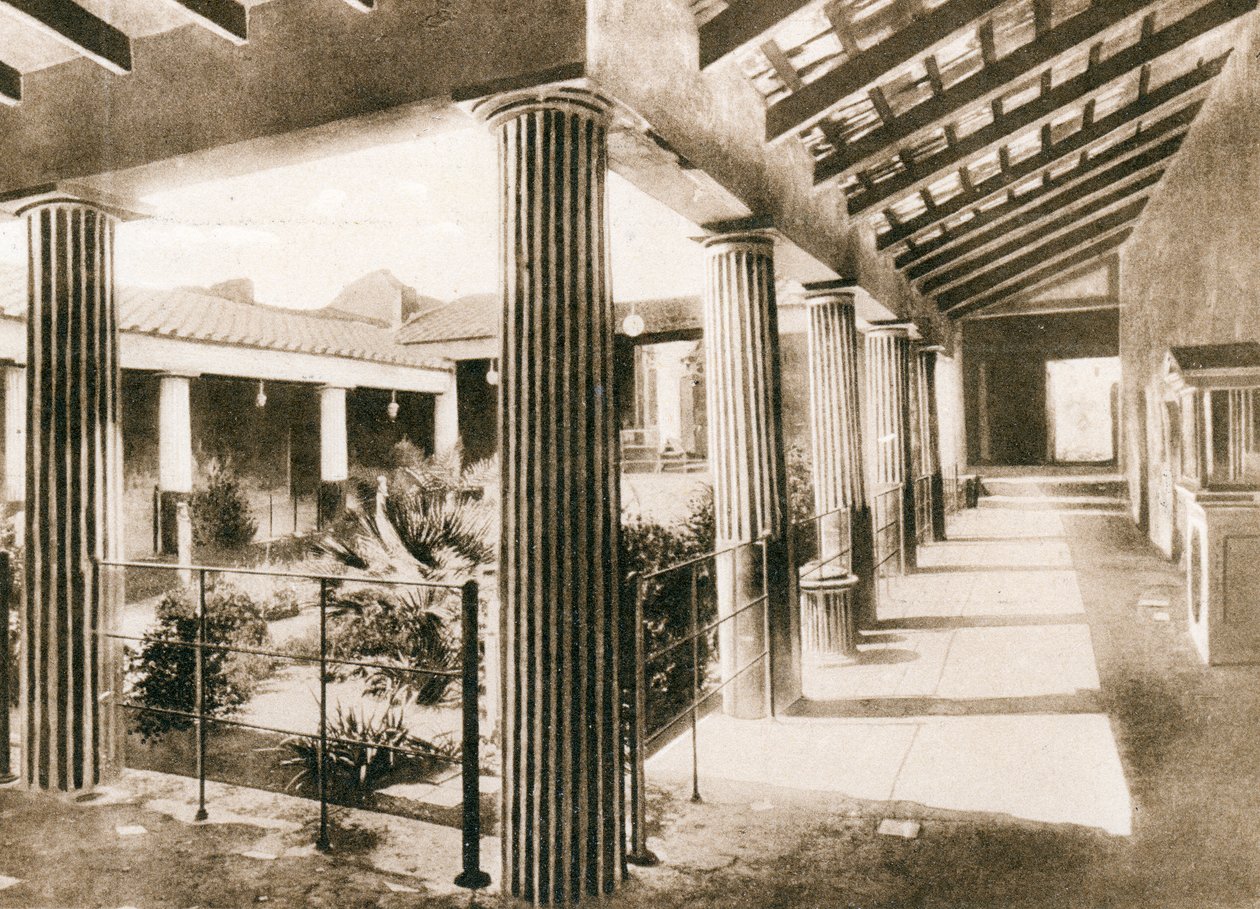 Dom Złotych Amorków, Pompeje, Włochy, ok. 1900 autorstwa Unbekannt