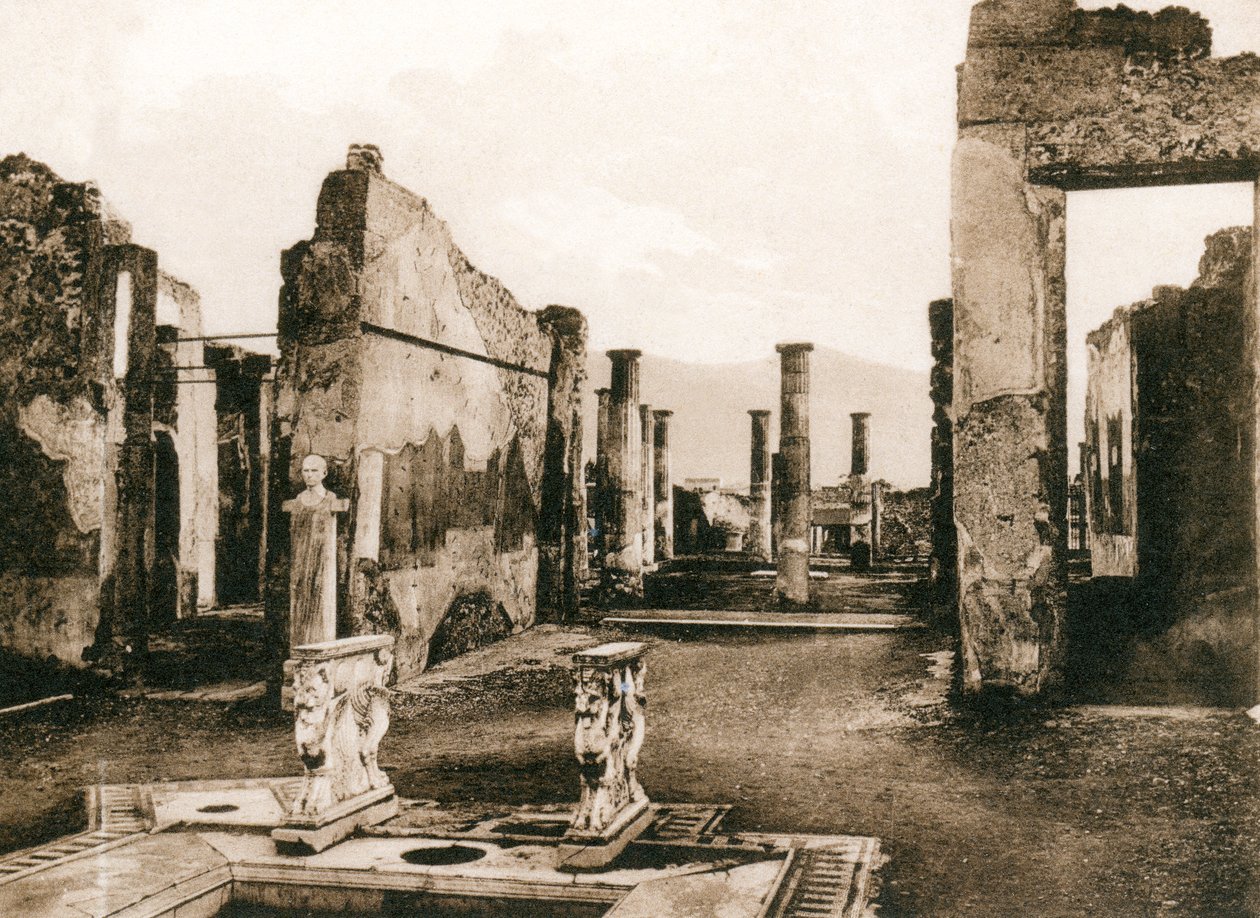 Dom Cornelio Rufo, Pompeje, Włochy, ok. 1900 autorstwa Unbekannt
