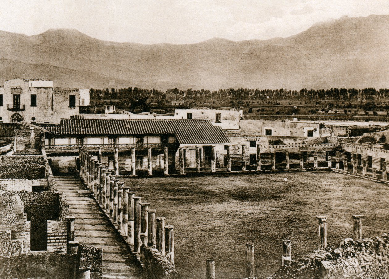 Koszary gladiatorów, Pompeje, Włochy, ok. 1900 autorstwa Unbekannt