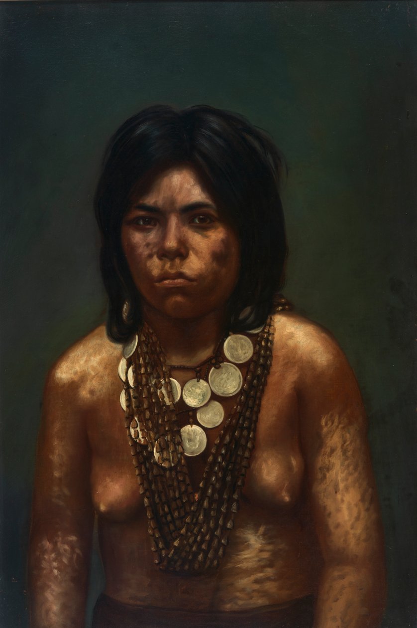 Dziewczyna Cashivo, ca. 1890-1892. autorstwa Unbekannt