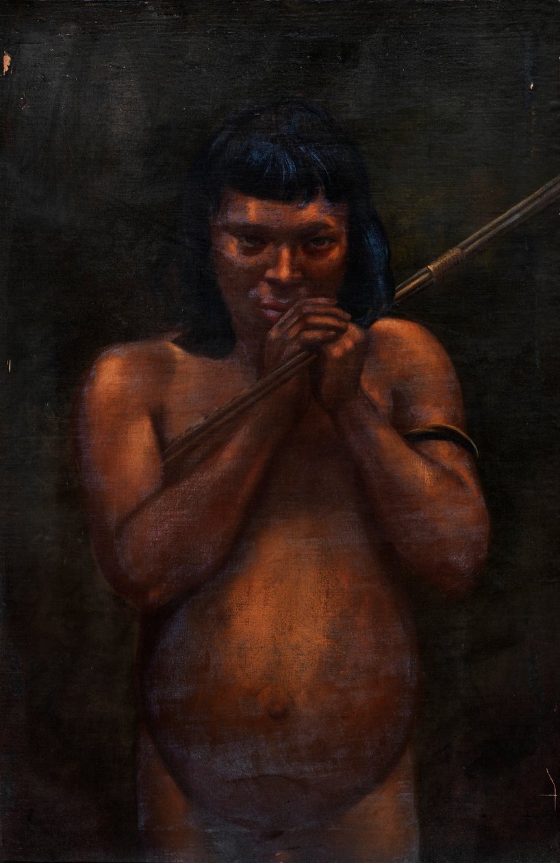 Indianin Cashivo, ca. 1890-1892. autorstwa Unbekannt