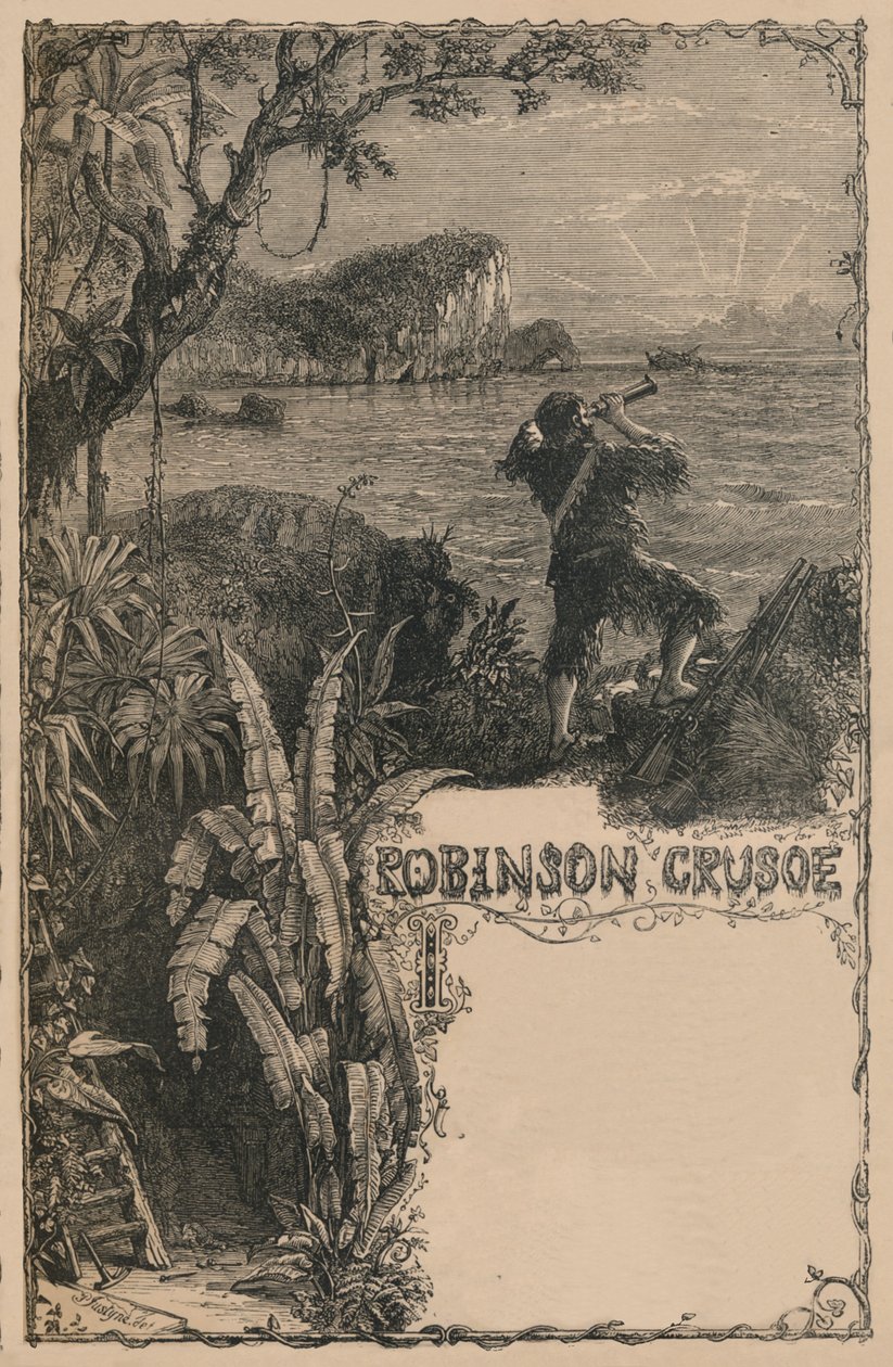 Cassells Robinson Crusoe, c1870 autorstwa Unbekannt