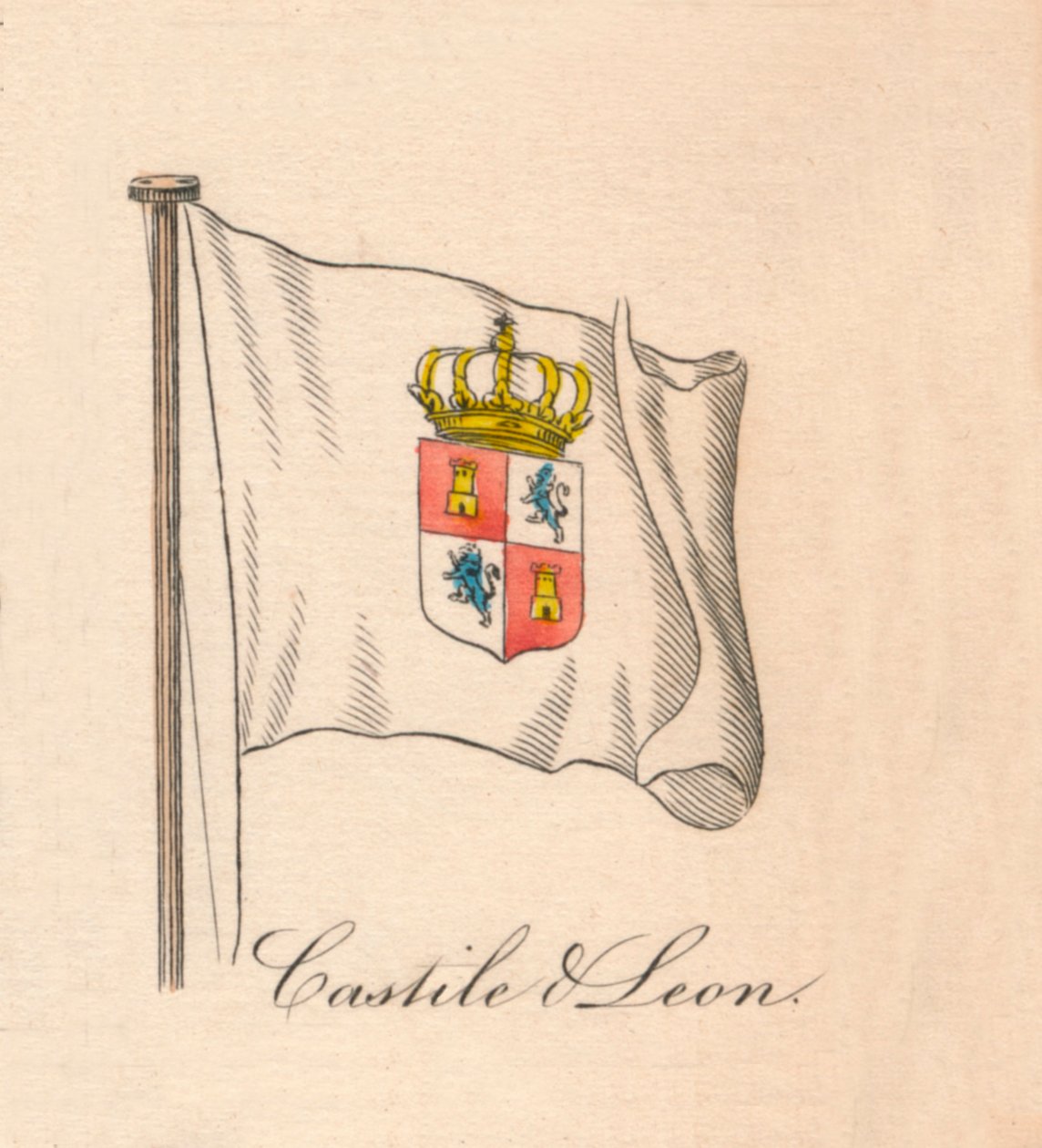 Kastylia i Leon, 1838 autorstwa Unbekannt