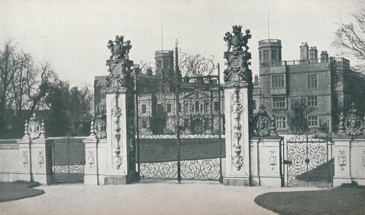 Zamek Ashby, Northants, ok. 1915 r. autorstwa Unbekannt