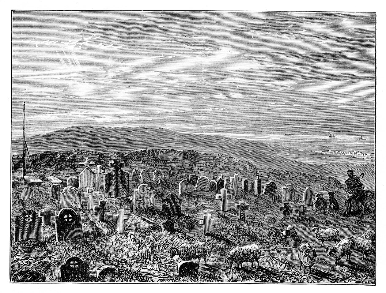 Wzgórze Catcarts, Krym, Ukraina, ok. 1888 r. autorstwa Unbekannt