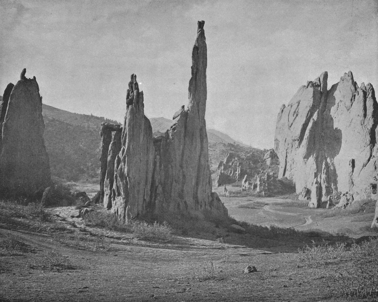 Iglice katedry, Garden of the Gods, Kolorado, USA, ok. 1900. autorstwa Unbekannt