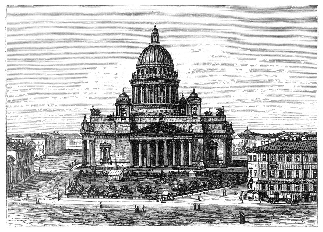 Sobór św. Izaaka, Petersburg, Rosja, 1900 autorstwa Unbekannt