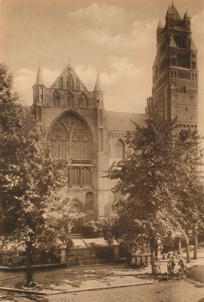 Katedra Saint-Sauveur, ok. 1928 autorstwa Unbekannt