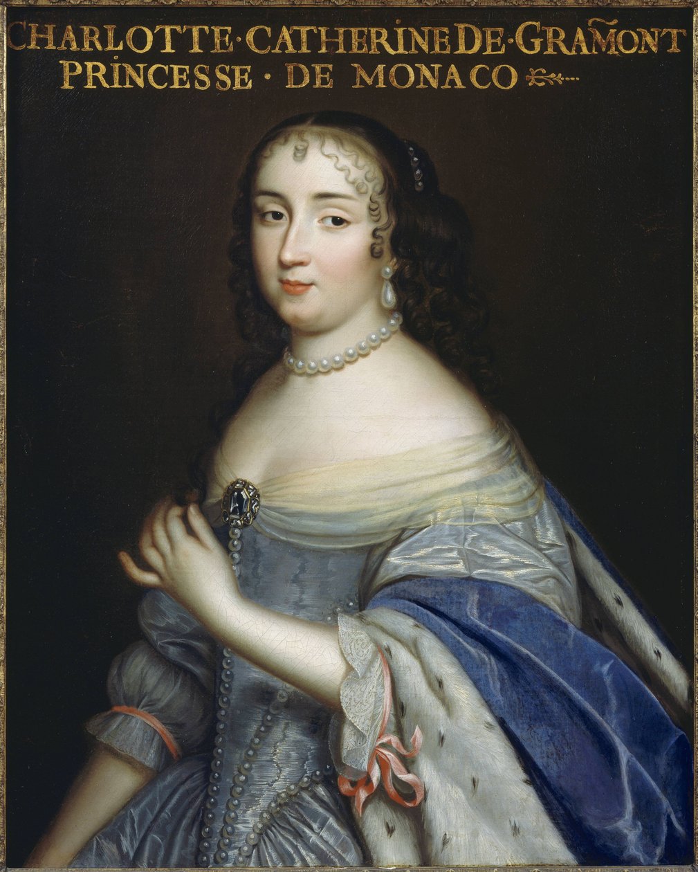 Katarzyna Charlotte de Gramont 1638-1678, księżna Monako i księżna Valentinois, c1665. autorstwa Unbekannt