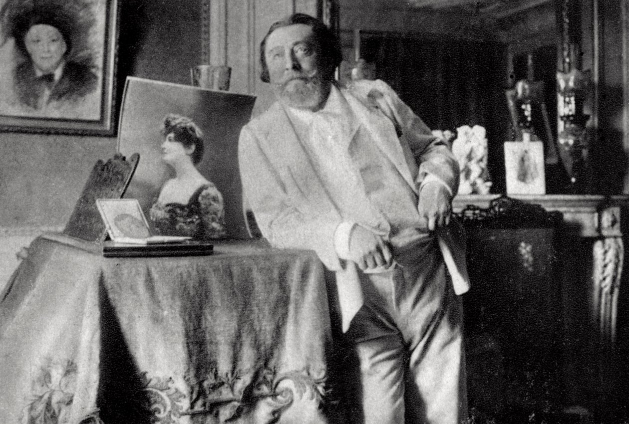 Catulle Mendes, francuski poeta i literat, 1906 autorstwa Unbekannt
