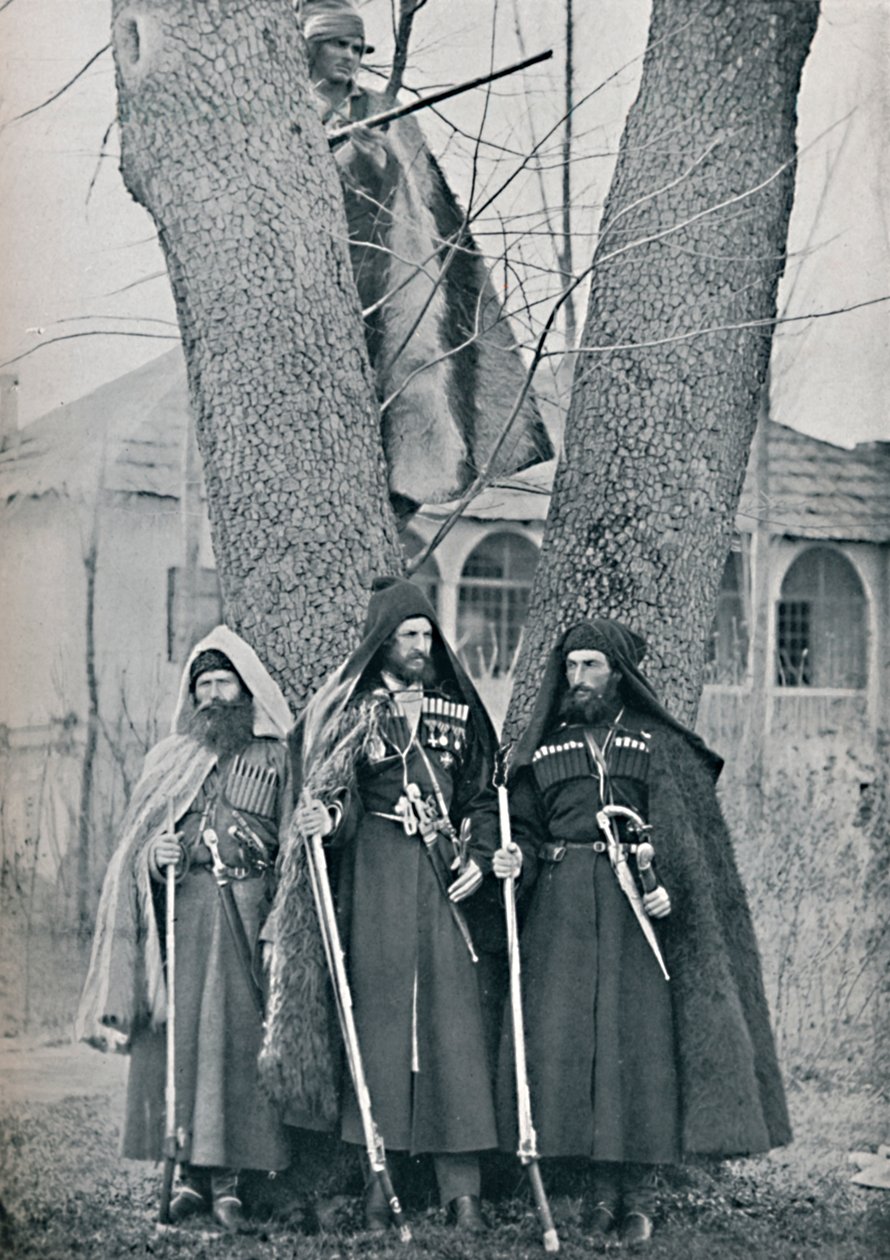 Kaukascy żołnierze, 1912 autorstwa Unbekannt