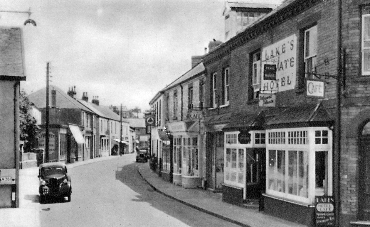 Caen Street, Braunton, Devon, początek XX wieku autorstwa Unbekannt