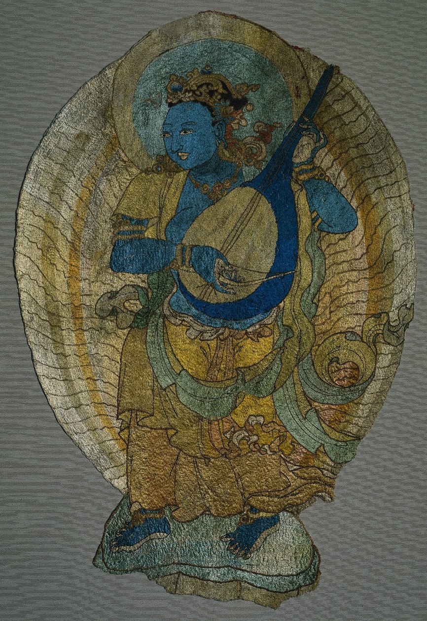 Niebiański muzyk, 1300s. autorstwa Unbekannt