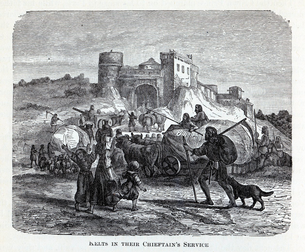 Celtowie w służbie wodzów, 1882 r autorstwa Unbekannt